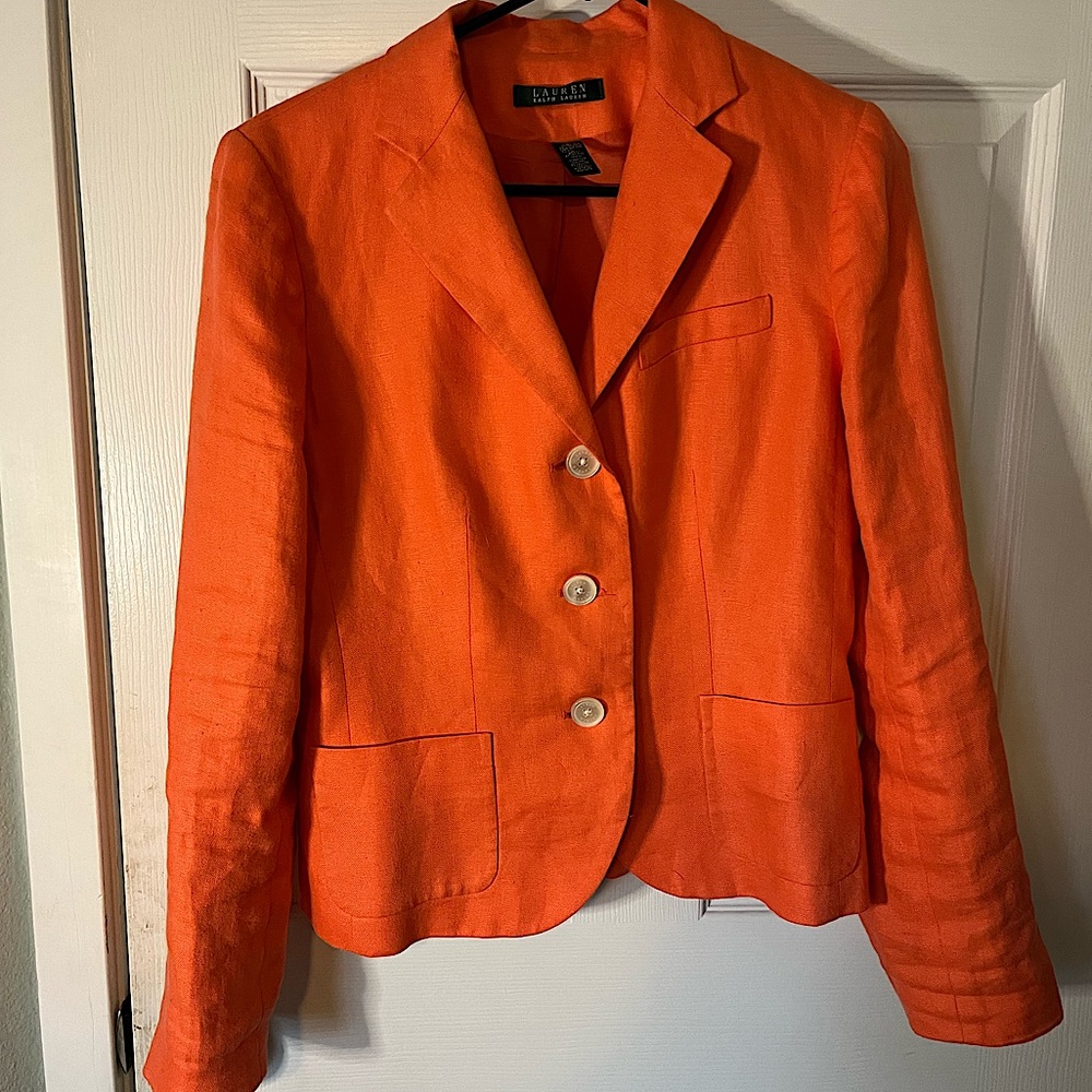 Ralph Lauren Orange Blazer